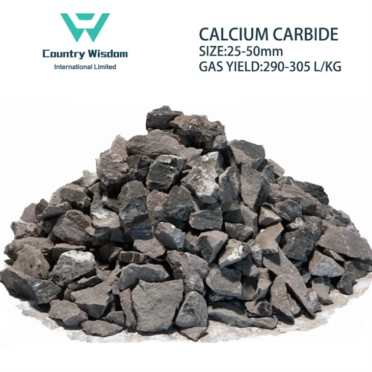 Chinese 25-50mm Calcium Carbide For Sale