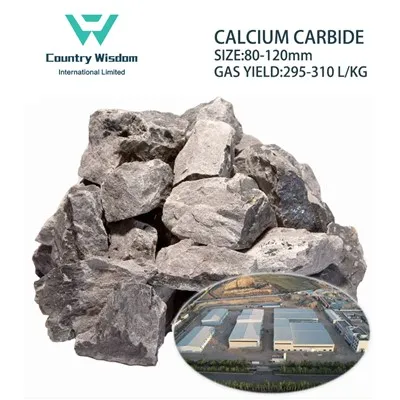 295L/Kg 80-120mm Acetilè Cac2 Carbur de calci