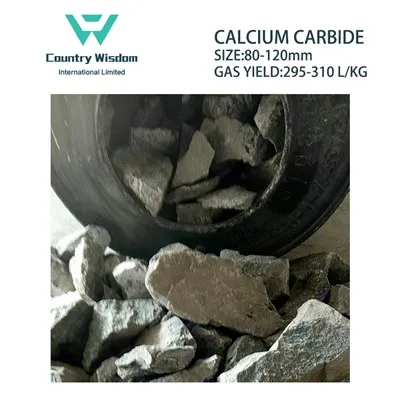 80-120mm Rendiment de gas de carbur de calci 295L/Kg Min 50kgs/100kgs/Nou tambor de ferro