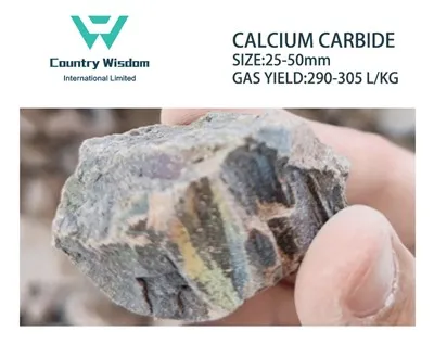 Carbur de calci d'alta qualitat de rendiment de gas 25-50 mm amb bon preu