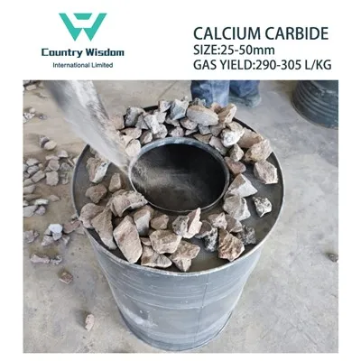 El carbur de calci produeix gas acetilè