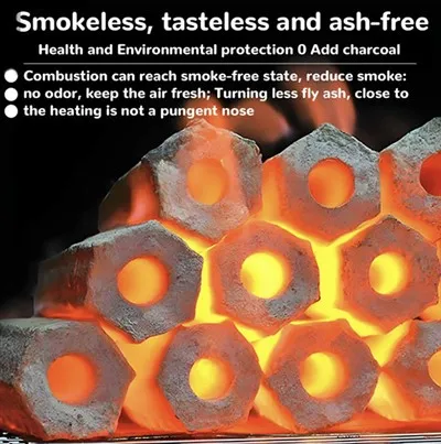 CARBÓ DE FUSTA Calefacció domèstica sense fum Carbó vegetal Mecanisme de fruita d'alta temperatura Carbó vegetal