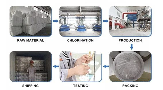 Swimming Pool Disinfection Granular Chlorine Tablets 90% TCCA Trichloroisocyanuric Acid